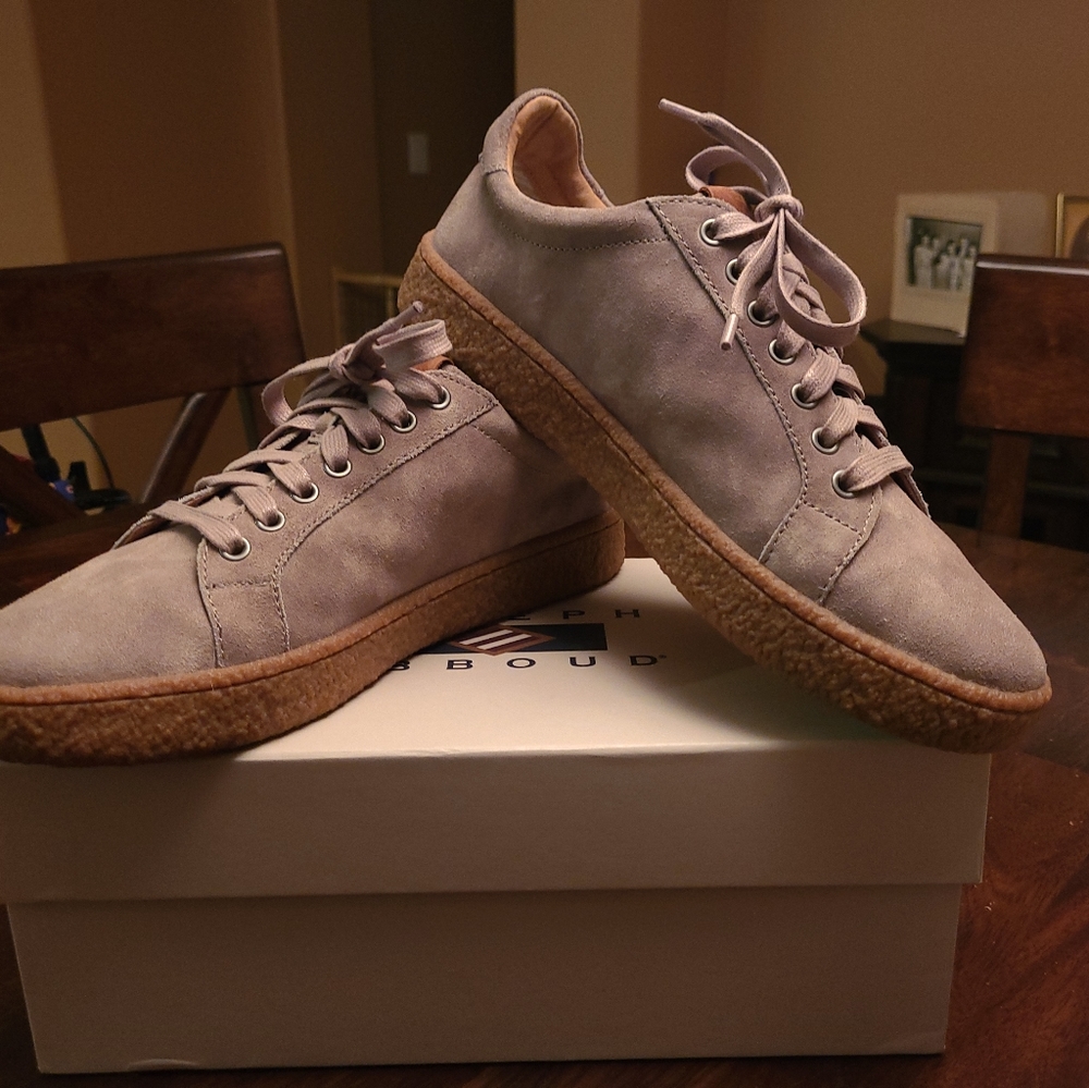 Joseph Abboud Trekker Suede Leather Sneakers